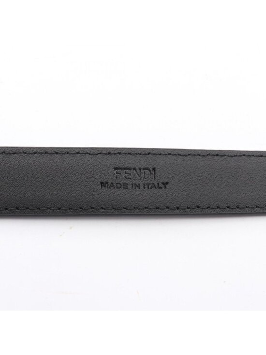 Fendi Belt FF Logo Black Leather main image 4